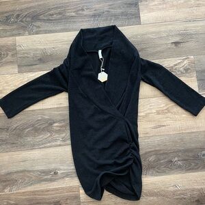 PinkBlush Black Knit sweater